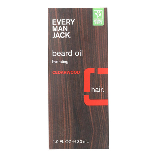 Every Man Jack Beard Oil - Cedar Wood - 1 Oz.